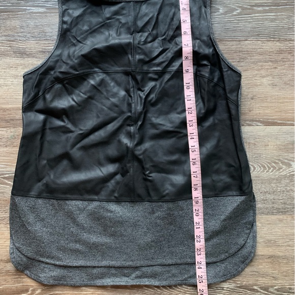 Banana Republic Faux Leather Ponte Tank Top S - Picture 7 of 10